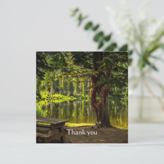 Bedankt Beauful Morning Light Sunrise Scripting (Staand voorkant)