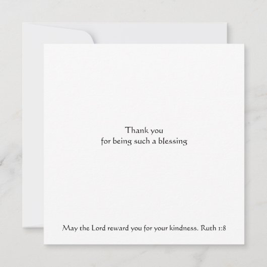 Bedankt Beauful Morning Light Sunrise Scripting (Achterkant)