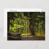 Bedankt Beauful Morning Light Sunrise Scripting Briefkaart (Voorkant / Achterkant)