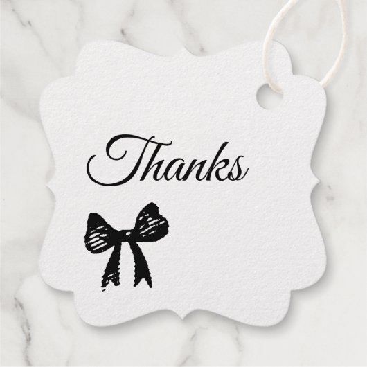 Bedankt Bedankjes Labels (Achterkant)