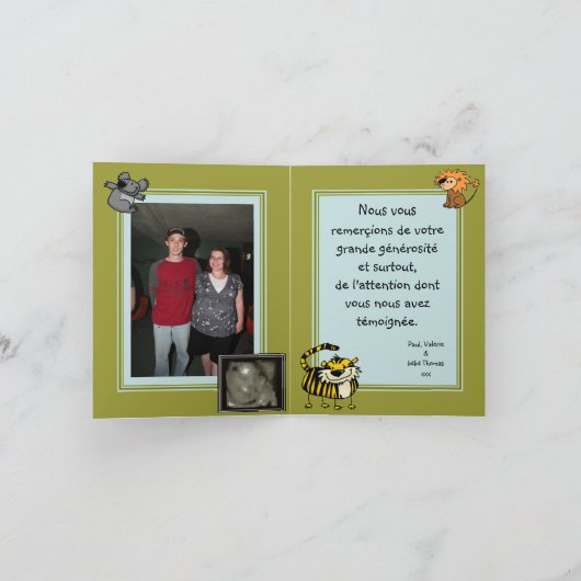 Bedankt! Bedankkaart (Binnen)