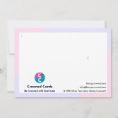 "Bedankt" Bedankkaart (Achterkant)