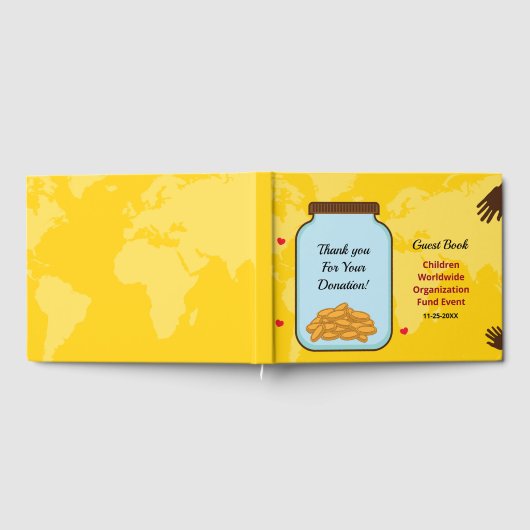 Bedankt Bedrijf Event Custom Gastenboek (Volledig)