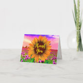 Bedankt Bericht, Groovy Zonnebloem (Voorkant)