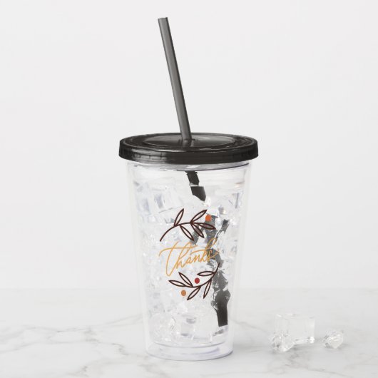Bedankt Berry Veel Acryl Drinkbeker (Voorkant ijs)