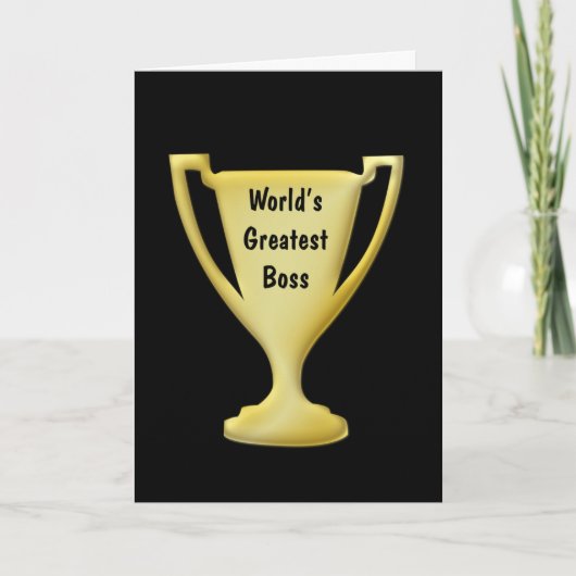 Bedankt beste baas Kaarten (Voorkant)