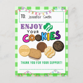 Bedankt Bestellen Scout Cookies Kaarten