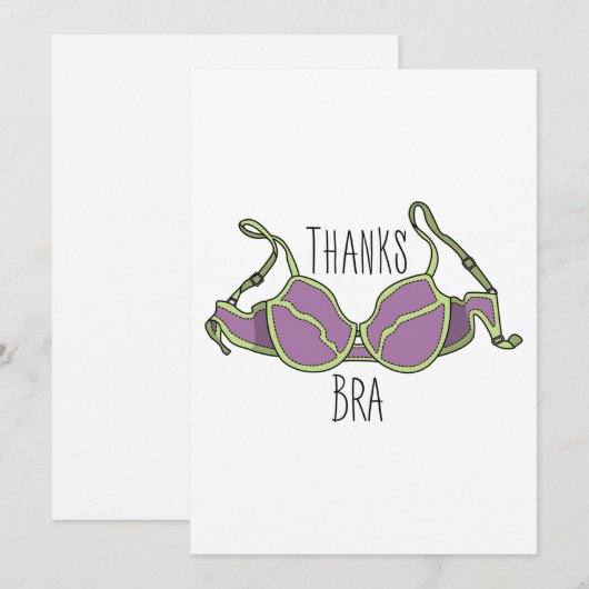 BEDANKT BH FEESTDAGENKAART (Voorkant / Achterkant)