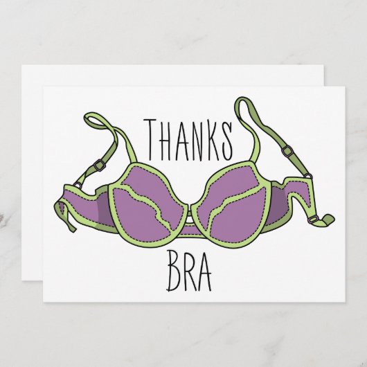 BEDANKT BH KAART (Voorkant / Achterkant)