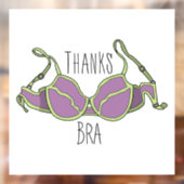 BEDANKT BH RAAMSTICKER (Vel 2)