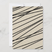 Bedankt Black Modern Script Rustic Photo Afbeeldin (Achterkant)