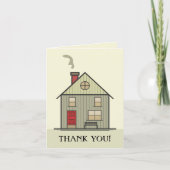 Bedankt Blank Inside New Home Realty Kaart (Voorkant)