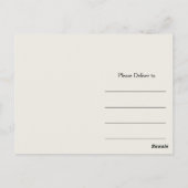 Bedankt Blauw en zwart Faux Kant met Zilver Briefkaart (Achterkant)