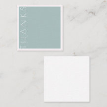 Bedankt Blauwgroen Witte Roze Grens Modern Stijlvo