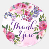 Bedankt Bloemen Stickers (Voorkant)