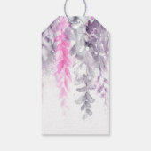 Bedankt bloemenfeest abstract bruiloft evenement r cadeaulabel (Achterkant)