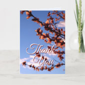 Bedankt Bloesemkaart (Voorkant)