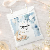 Bedankt Blue Boy Baby shower Bedankzakje (Geknipt)
