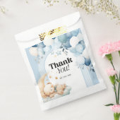 Bedankt Blue Boy Baby shower Bedankzakje (Gezegeld)