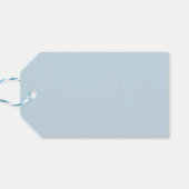 Bedankt Blue Boy Baby shower Cadeaulabel (Achterkant Horizontaal)