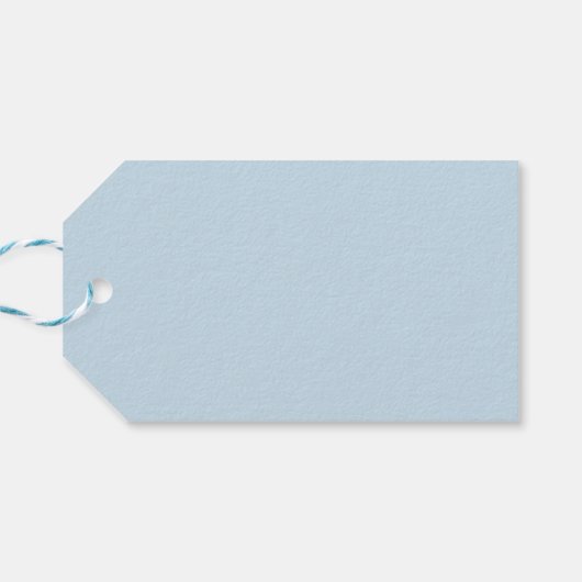 Bedankt Blue Boy Baby shower Cadeaulabel (Achterkant Horizontaal)