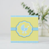 Bedankt Blue Shower wandelwagen Flat Kaart (Staand voorkant)