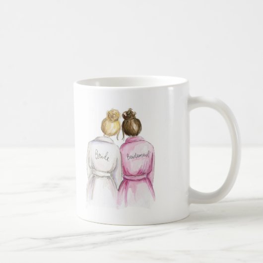 Bedankt BM Blonde Bun Bride Br Bun Koffiemok (Rechts)