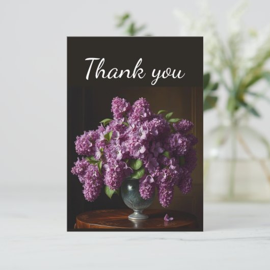 Bedankt Boeket Spring Flowers Lila Mauve (Staand voorkant)