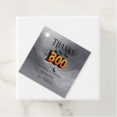 Bedankt BOO voor een Spooktacular Birthday Herfst Bedankjes Labels (In situ)