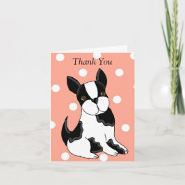 Bedankt Boston Terrier