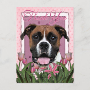 Bedankt - Boxer - Vindy Briefkaart