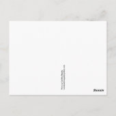 Bedankt Briefkaart (Achterkant)