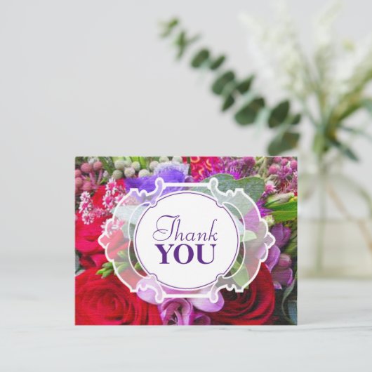 Bedankt Briefkaart (Staand voorkant)