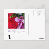 Bedankt Briefkaart (Achterkant)