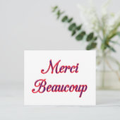 Bedankt Briefkaart (Staand voorkant)