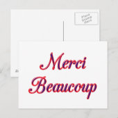 Bedankt Briefkaart (Voorkant / Achterkant)