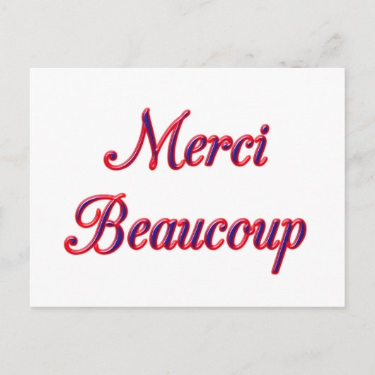 Bedankt Briefkaart (Voorkant)