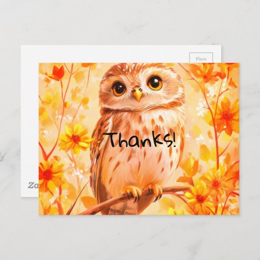 Bedankt Briefkaart (Voorkant / Achterkant)