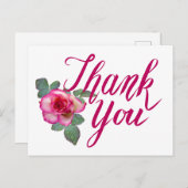 Bedankt Briefkaart (Voorkant / Achterkant)