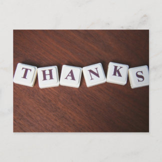 Bedankt Briefkaart