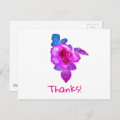 Bedankt Briefkaart (Voorkant / Achterkant)