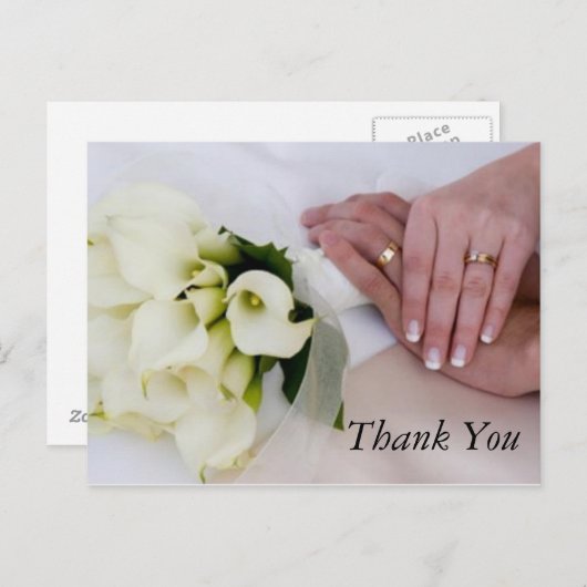 Bedankt Briefkaart (Voorkant / Achterkant)