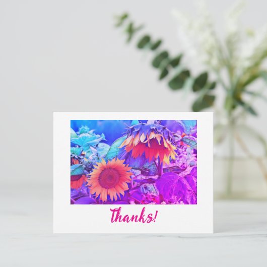 Bedankt Briefkaart (Staand voorkant)
