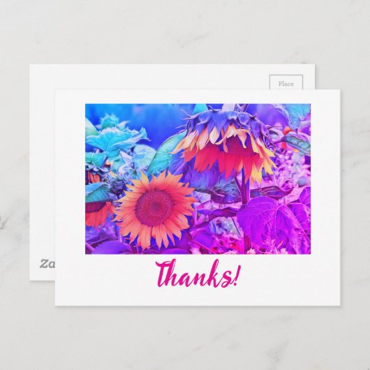 Bedankt Briefkaart (Voorkant / Achterkant)