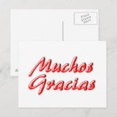 Bedankt Briefkaart (Voorkant / Achterkant)