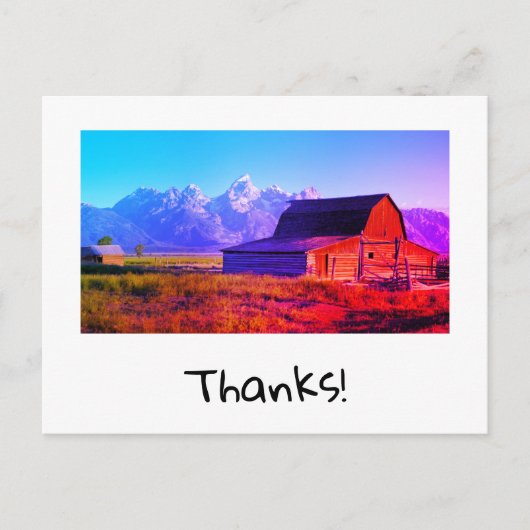 Bedankt Briefkaart (Voorkant)