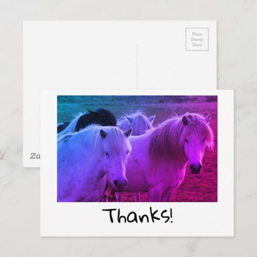 Bedankt Briefkaart (Voorkant / Achterkant)