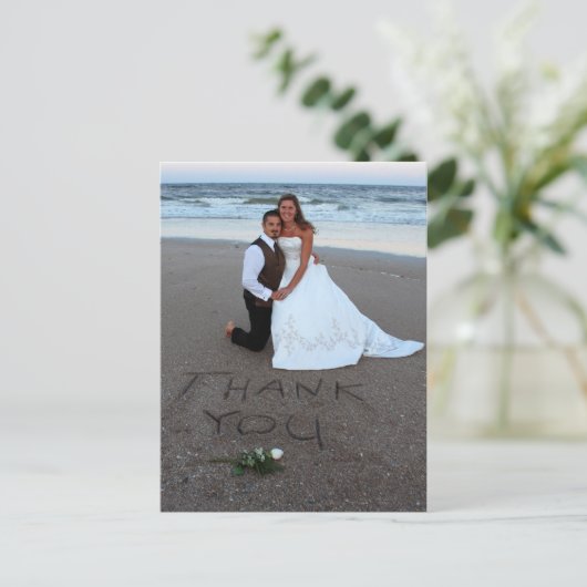 bedankt briefkaart (Staand voorkant)