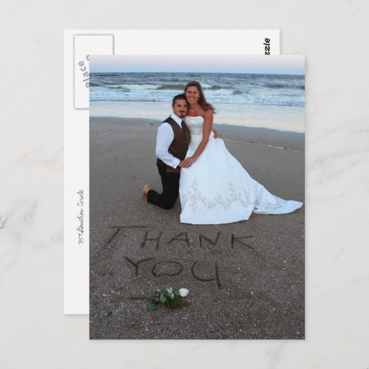 bedankt briefkaart (Voorkant / Achterkant)