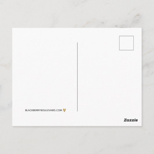 Bedankt Briefkaart (Achterkant)